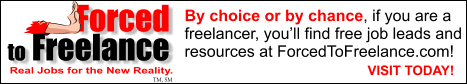 Forced To Freelance! Freelance jobs and resources.