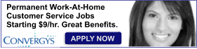 Convergys is hiring home-based customer service agents!