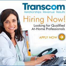 Transcom is hiring home-based agents