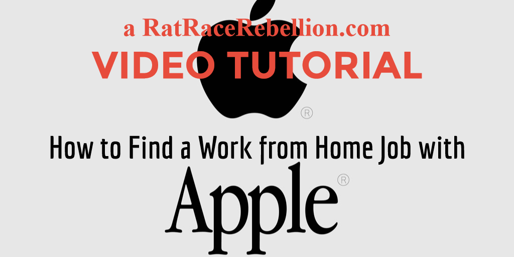 Video: Work from Home for Apple