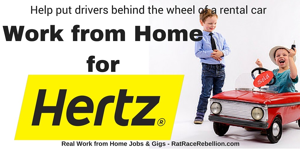 Work from Home for Hertz Rent a Car - RatRaceRebellion.com