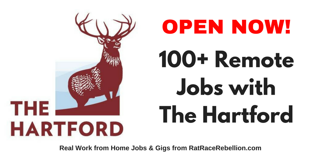 100+ Remote Jobs with The Hartford - OPEN NOW