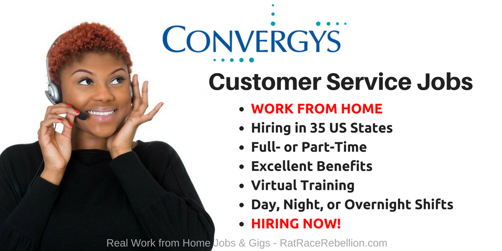 Convergys - Hiring in 35 States, Excellent Benefits!