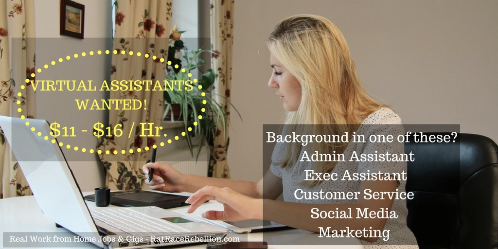 Virtual Assistants Needed!