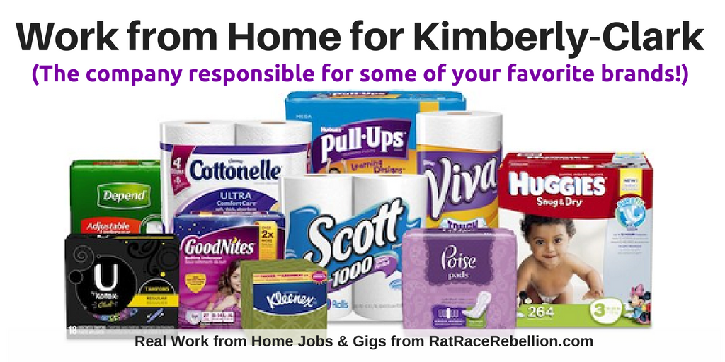 Work from Home for the Makers of Huggies & Kleenex
