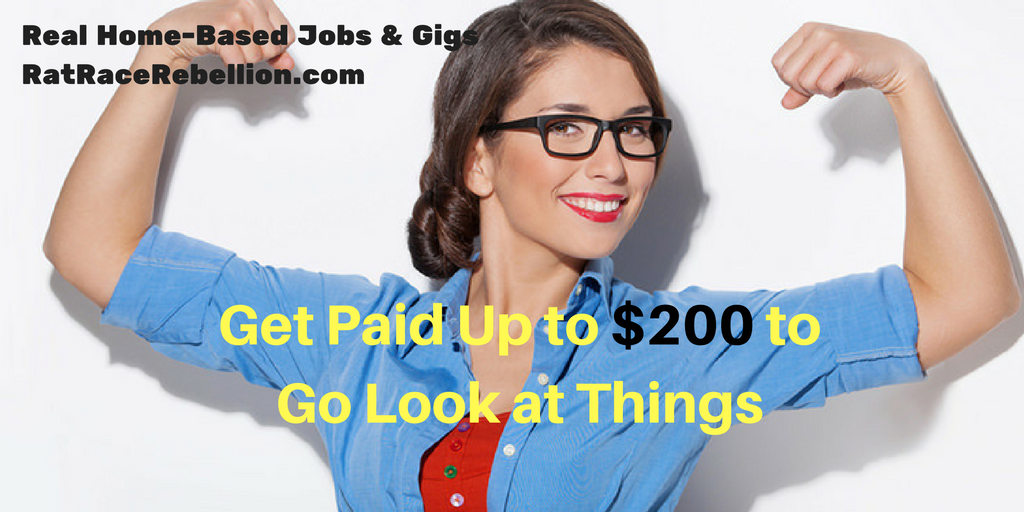 Get Paid Up to $200 to Go Look at Things