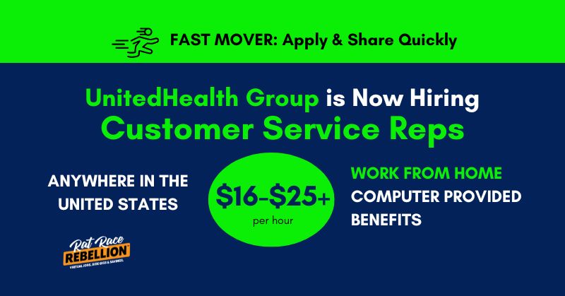 FAST MOVER! $16-$25+/hr, Computer Provided - Work from Home Customer Service Reps