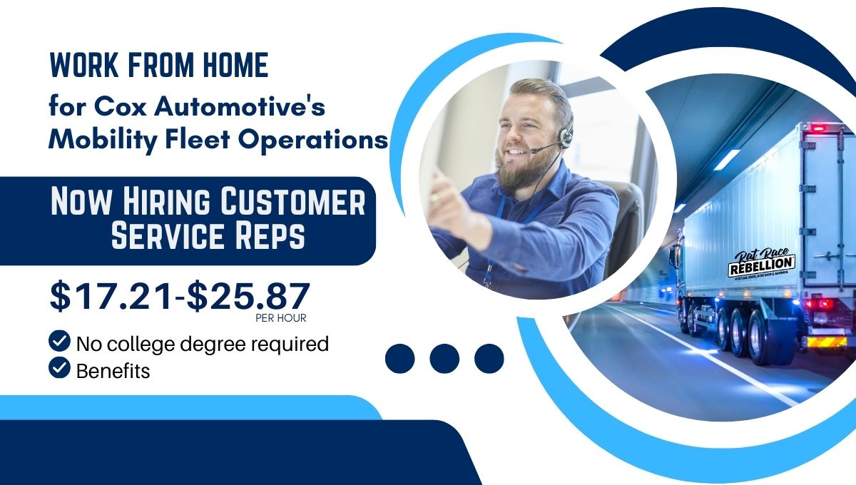 Work From Home for Cox Automotive's Mobility Fleet Operations Hiring Customer Service Reps