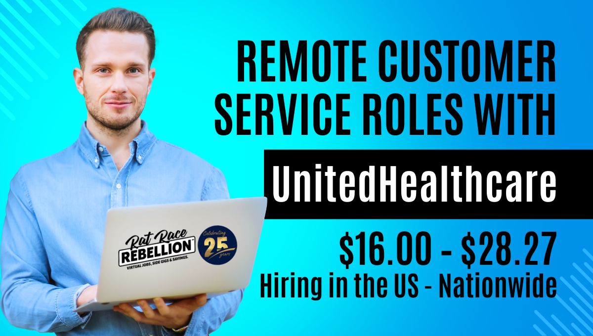 REmote Customer Service roles with UnitedHealthcare