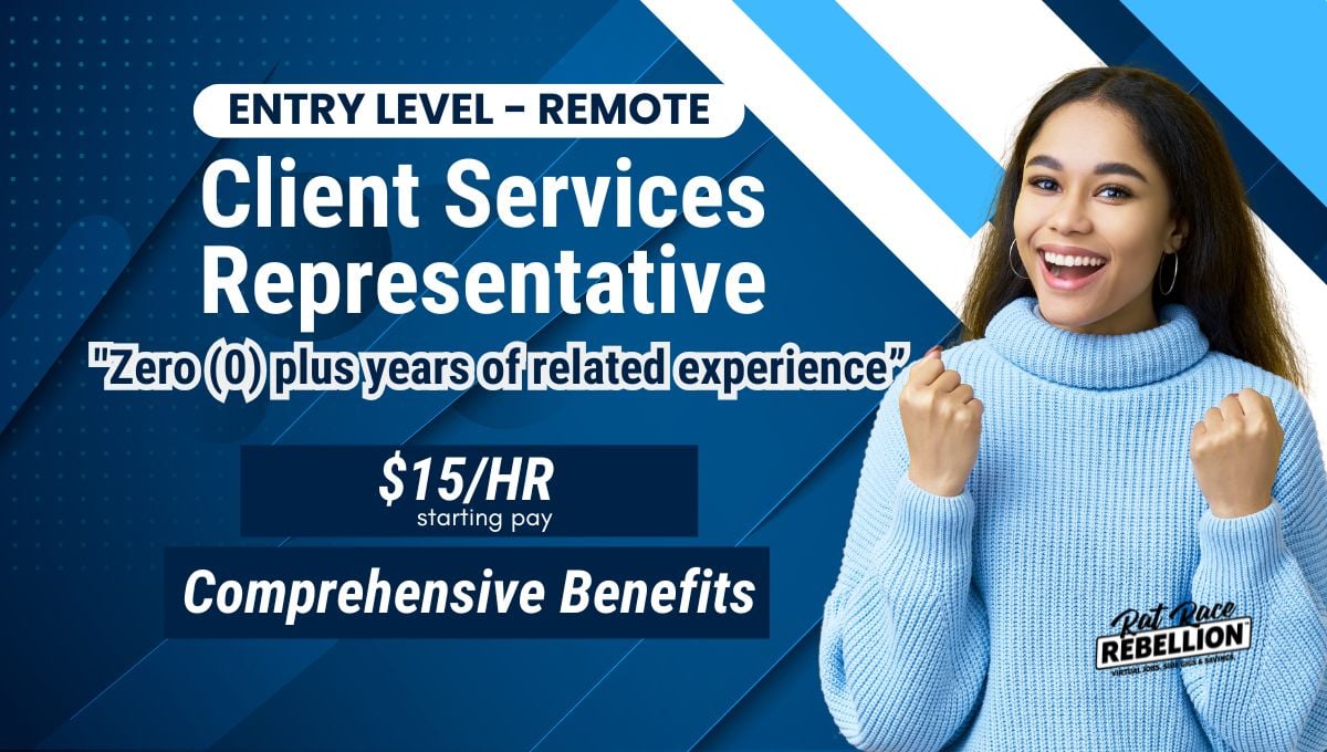 ENTRY LEVEL REMOTE Client Services Representative Modivcare