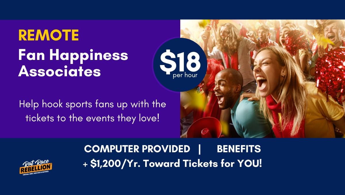 Remote Fan Happiness Associate Gametime