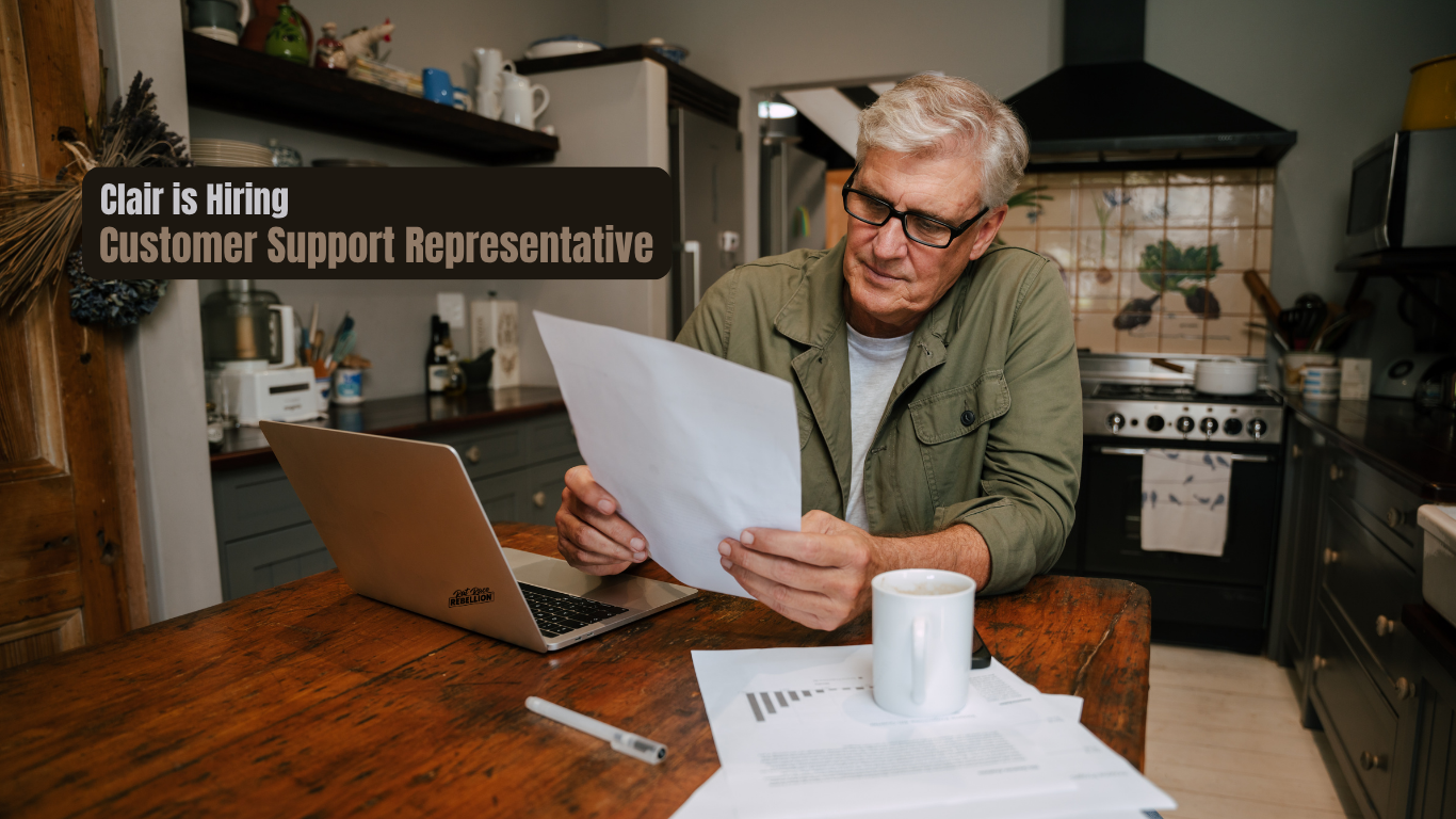 Clair Customer Support Representtive Featured Post