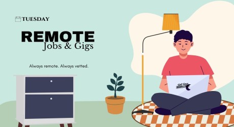 Blue and Yellow Flat Illustration Style Work From Home Benefits Presentation (Website) (7)