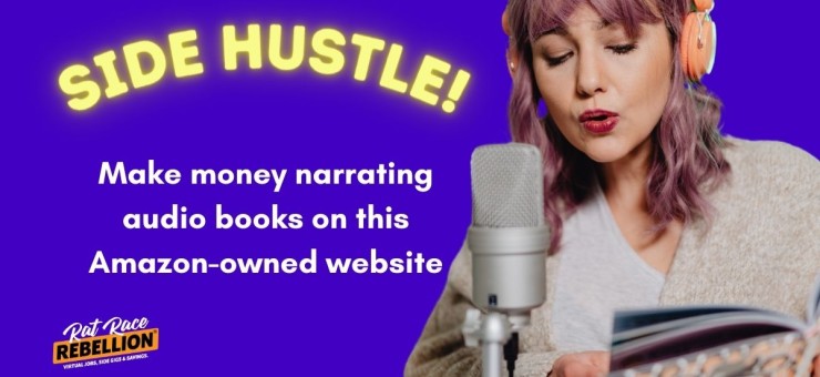 Side Hustle: Make money narrating audio books on this Amazon owned website