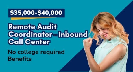 Remote Audit Coordinator Inbound Call Center EXL