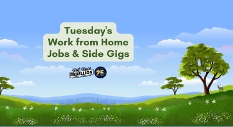 Tuesday's Work from Home Jobs and Side gigs(1)