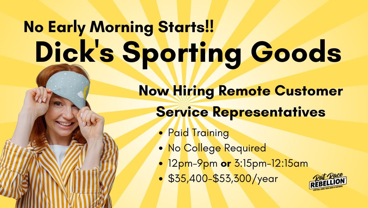 Remote Customer Service Representative Dick's
