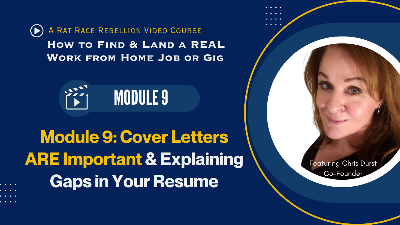 Module 8: FREE COURSE: How to Find and Land a Real Work from Home Job