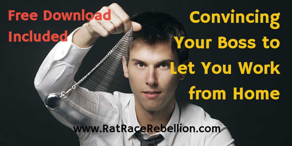 Convincing Your Boss to Let You Work from Home - www.RatRaceRebellion.com
