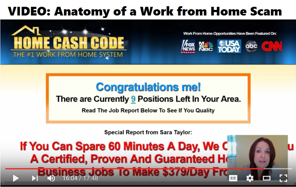 Anatomy of a Work from Home Scam by RatRaceRebellion.com