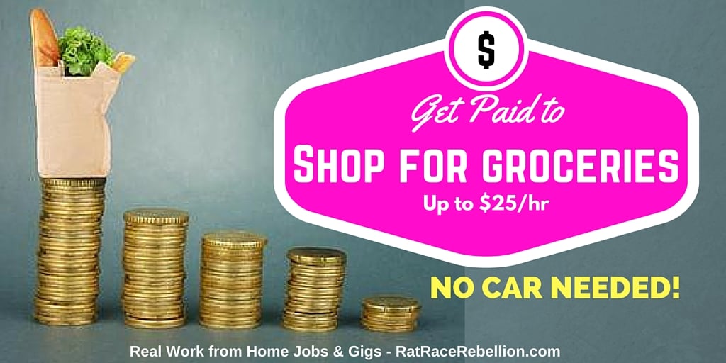 Get paid to grocery shop