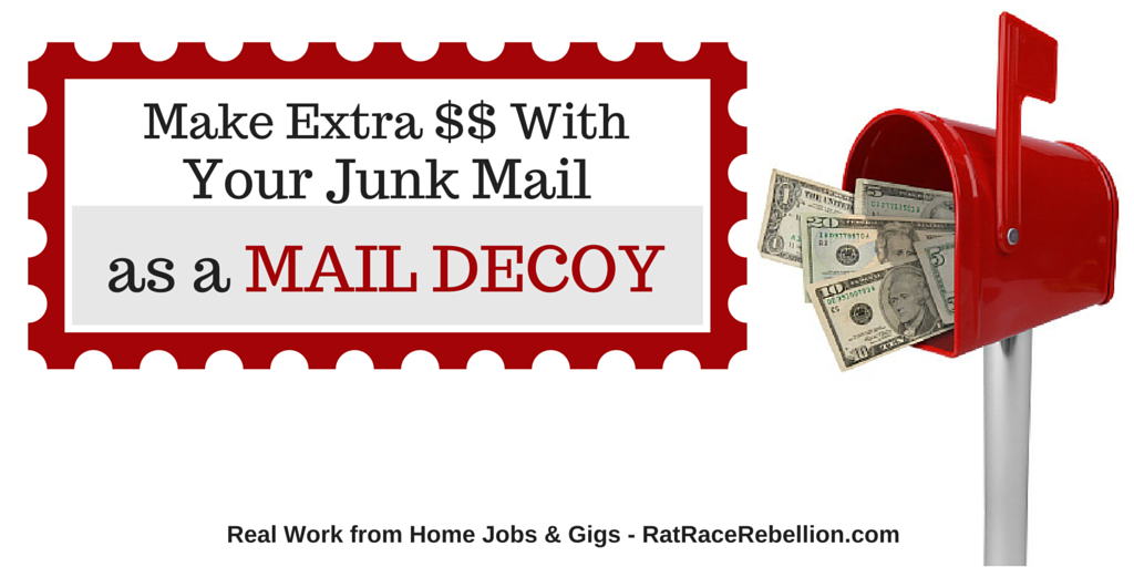 Make Extra Money with Your Junk Mail as a Mail Decoy