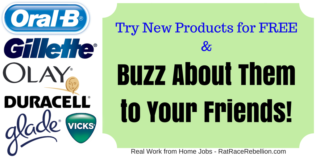 Try New Products for FREE