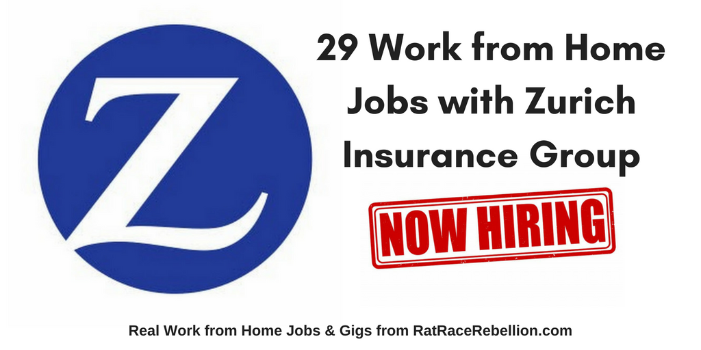 29 Work from Home Jobs with Zurich Insurance Group - Work From Home