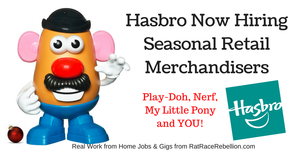 Hasbro Now Hiring for Seasonal Retail Merchandisers