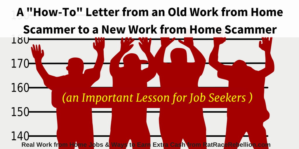 A How-To Letter from an Old Scammer to a New Scammer - Lessons for Job Seekers