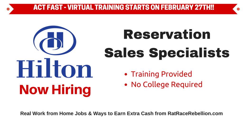 Hilton Now Hiring Reservation Sales Specialists Act Fast Work