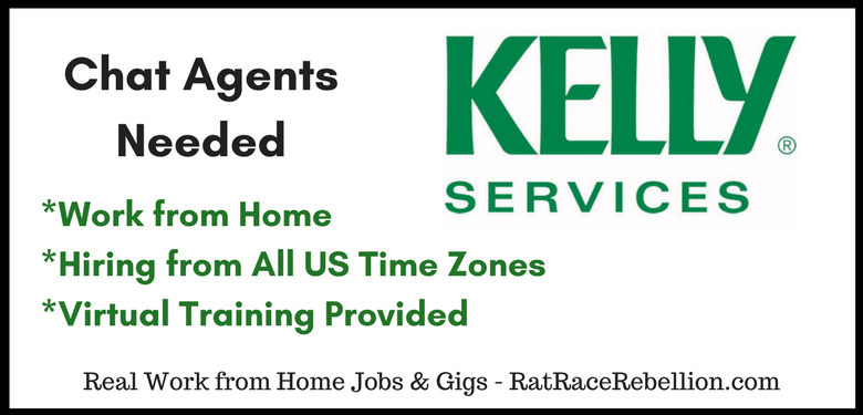 Work from Home Chat Agents Needed at KellyConnect - Work From Home Jobs