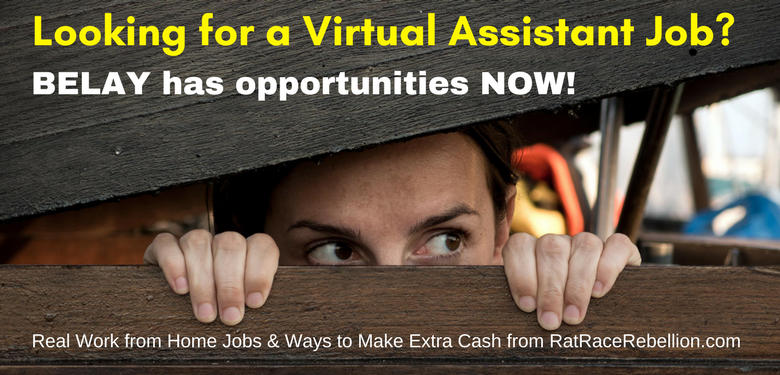 Work from Home as a Virtual Assistant for BELAY