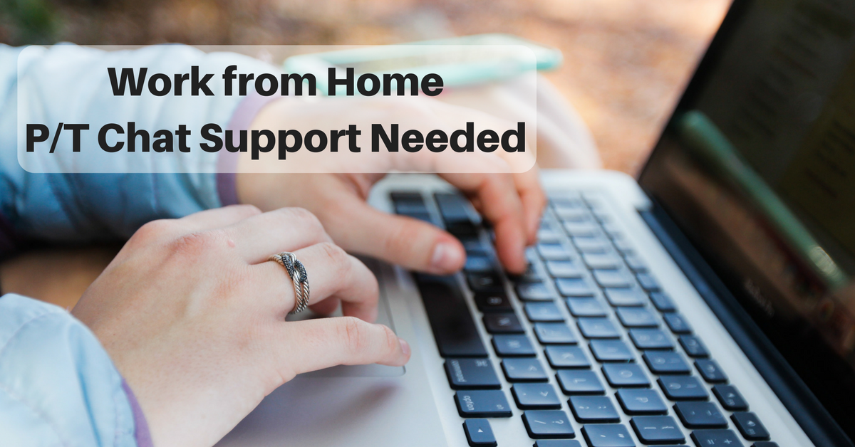 Home jobs chat live support work from Work From