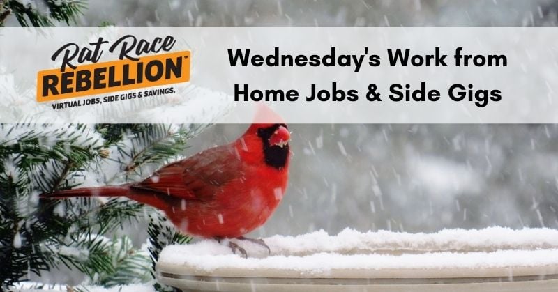 Wednesday's work from home jobs