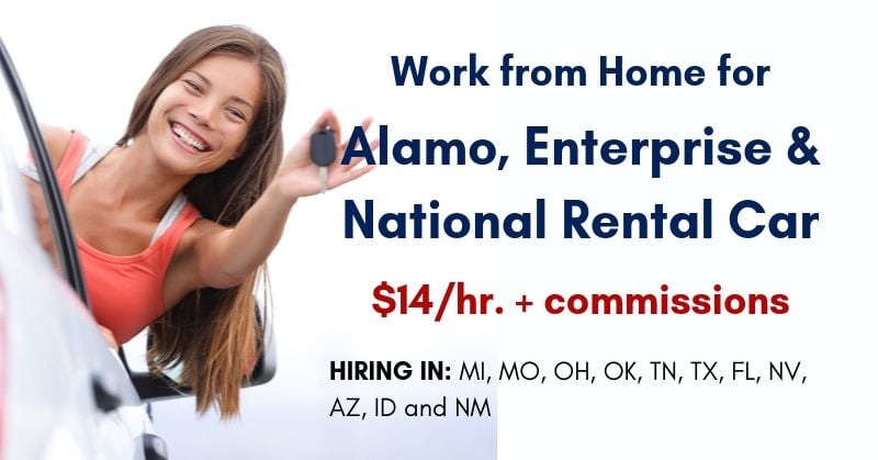 work from home car rental