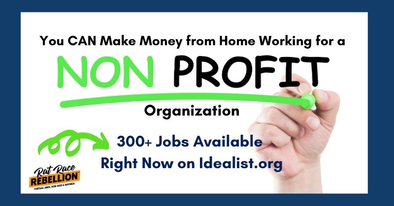 You Can Make Money from Home Working for a Non-Profit ...