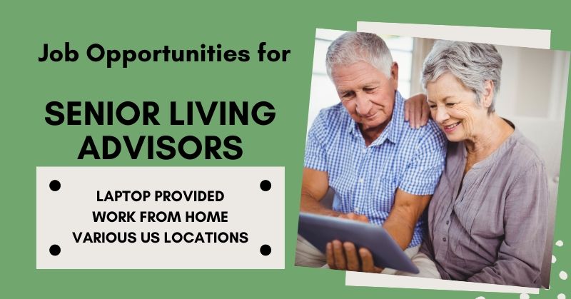 Work from Home as a Senior Living Advisor Laptop