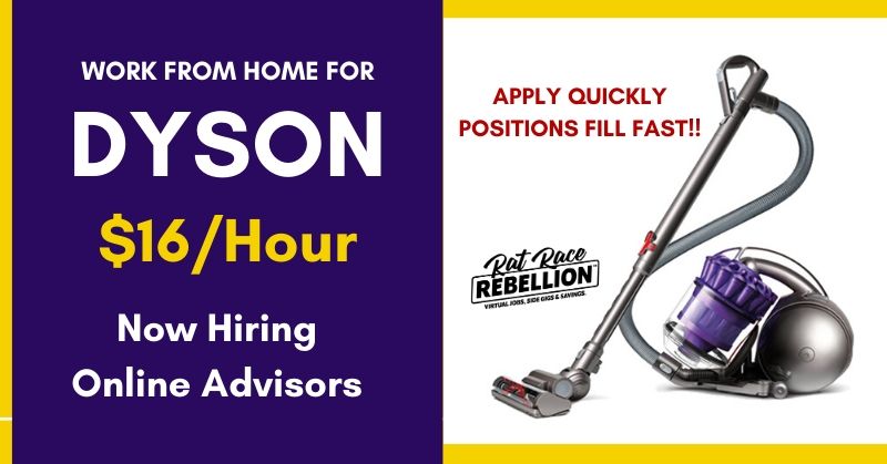 work from home for Dyson