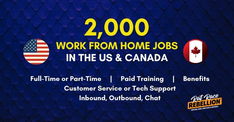 work from home jobs