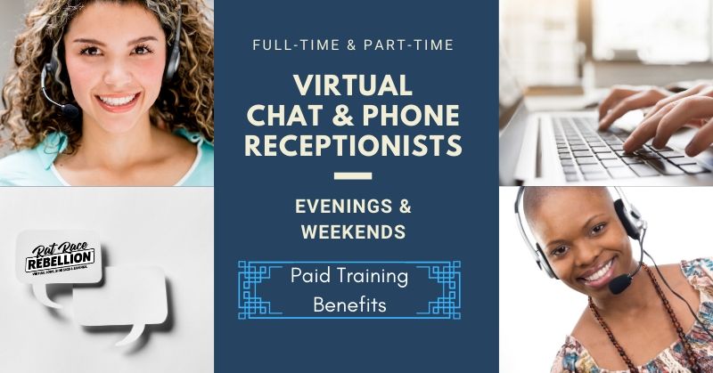 Work from Home as a Virtual Chat or Virtual Phone