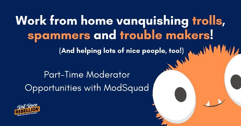 part time jobs working from home Work from Home as a ModSquad Moderator Part Time Work 