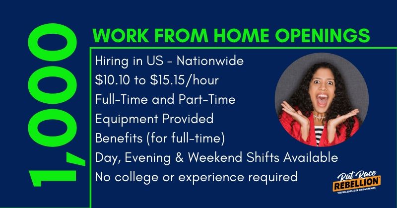 work from home jobs