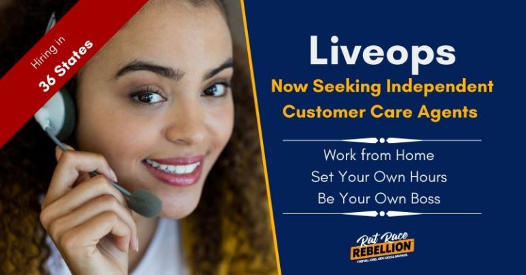 Work from Home as an Independent Customer Service Rep with Liveops - 36 ...