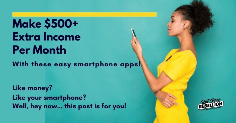 Make $500+ extra income per month with these easy smartphone apps! Like money? Like your smartphone? Well, hey now... this post is for you!