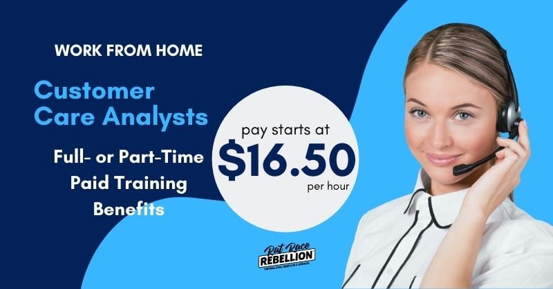 $16.50/hr - Work from Home Customer Care Analyst - Benefits - Rat Race ...