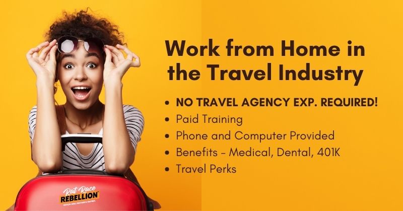 work from home travel booking jobs