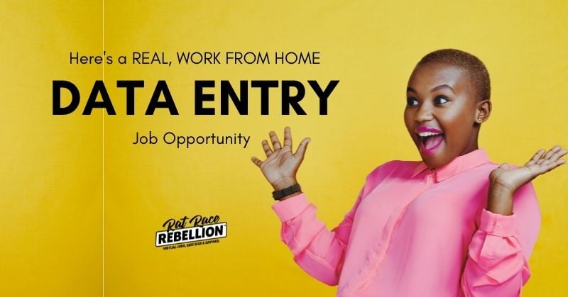 It's a real, work from home Data Entry job opportunity!