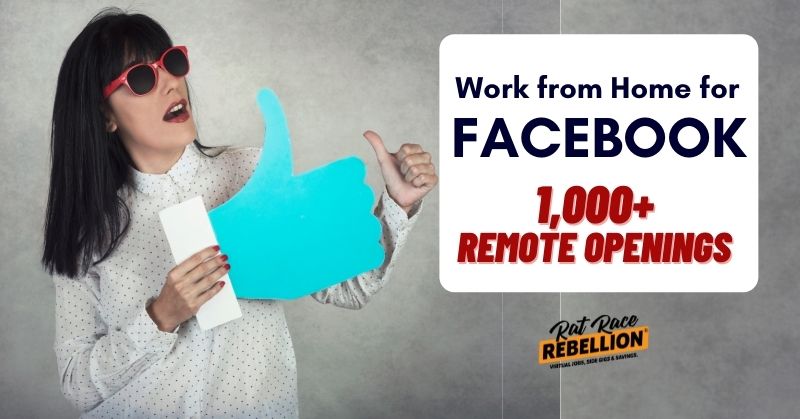 work from home for Facebook