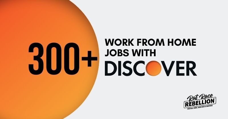 Work from Home for Discover - 300+ Jobs Available Now!